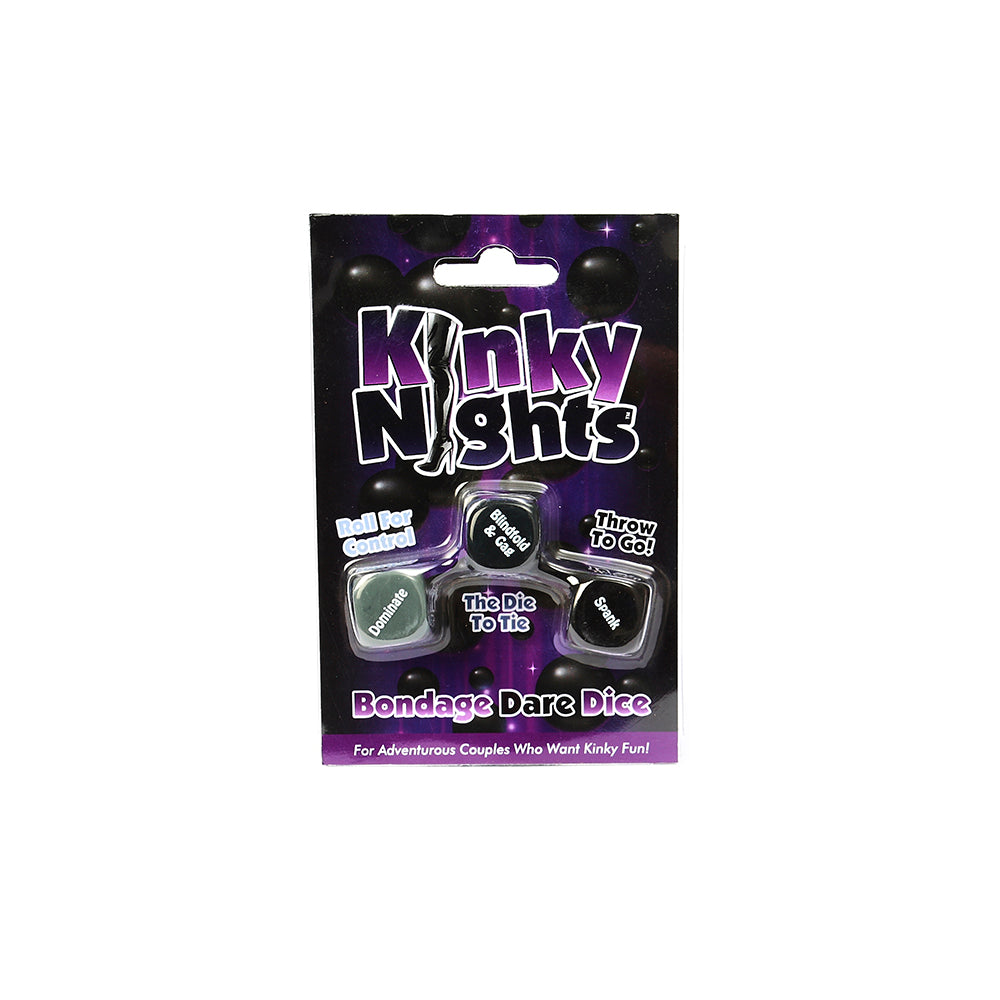 Kinky Night Dare Dice for adults, offering adventurous couples thrilling challenges for a night of fun.