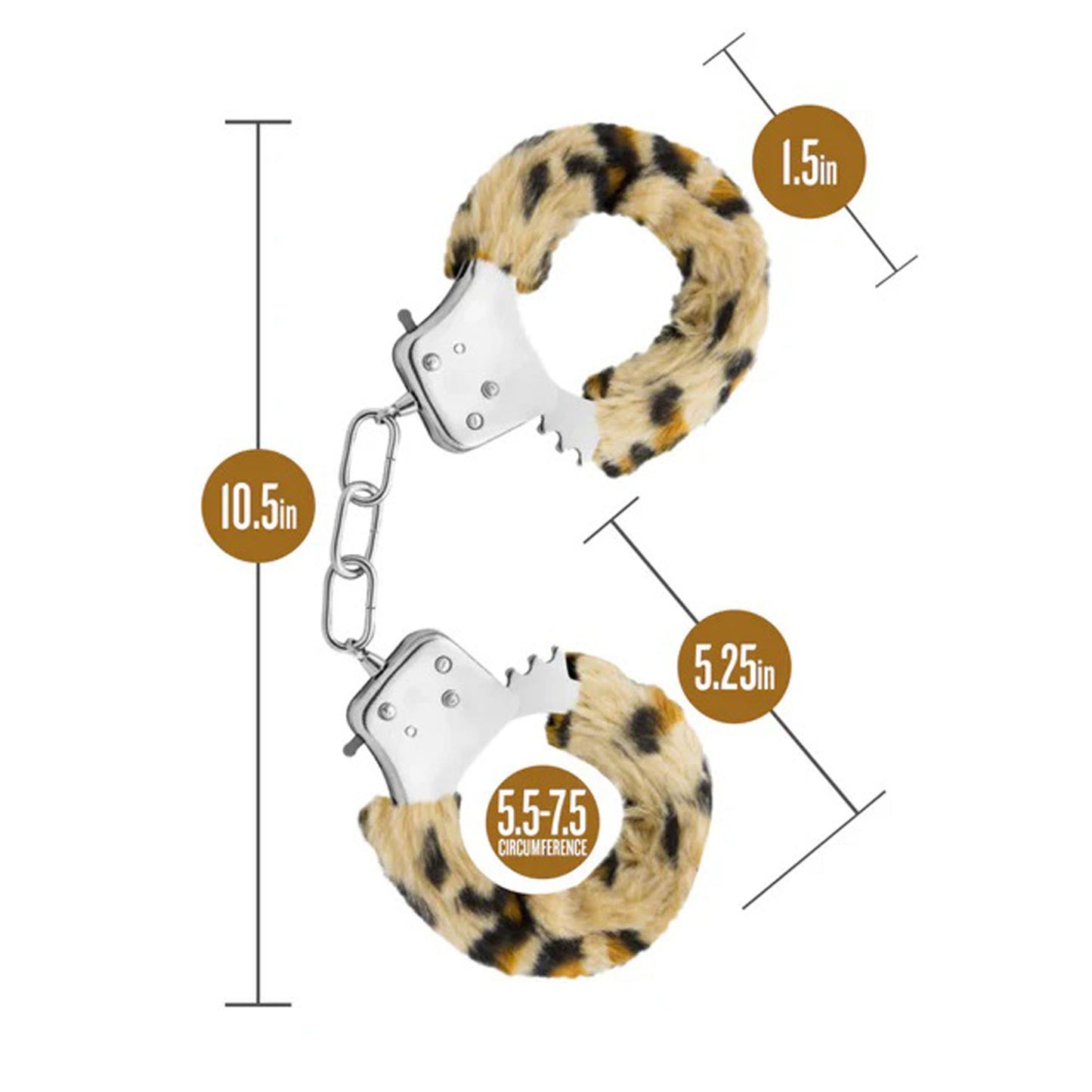 Temptasia Beginner Cuffs in Leopard, Black, Pink
