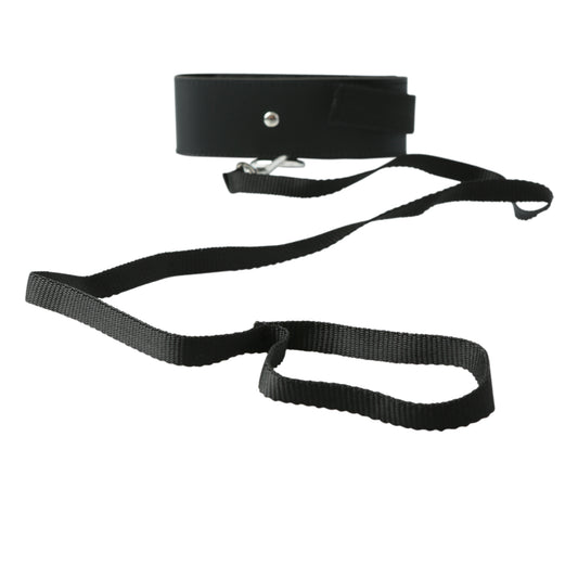 "Sex and Mischief Leash and Collar - Black SS100-50"