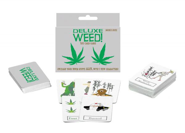 Deluxe Weed! Card Game for adults featuring classic and new characters with action-packed gameplay.