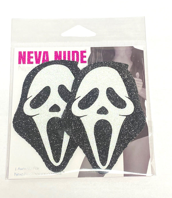 "Scream Ghostface Halloween Pasties NN-SCR-FAC-BM"